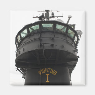 Uitzicht van het voorste gedeelte van de bovenbouw magneet