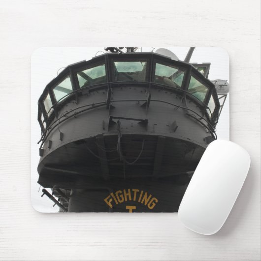 Uitzicht van het voorste gedeelte van de bovenbouw muismat (Met muis)