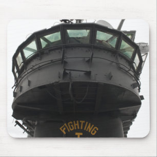 Uitzicht van het voorste gedeelte van de bovenbouw muismat