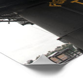 Uitzicht van het voorste gedeelte van de bovenbouw poster (Hoek)