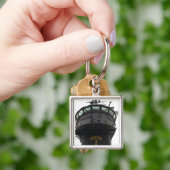 Uitzicht van het voorste gedeelte van de bovenbouw sleutelhanger (Hand)