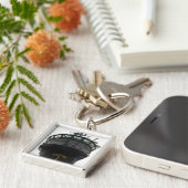 Uitzicht van het voorste gedeelte van de bovenbouw sleutelhanger (Zijkant)