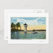 Uitzicht van het waarnemingscentrum voor het spoel briefkaart (Voorkant / Achterkant)