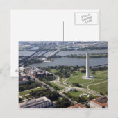 Uitzicht van het Washington Monument Briefkaart (Voorkant / Achterkant)