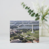 Uitzicht van het Washington Monument Briefkaart (Staand voorkant)