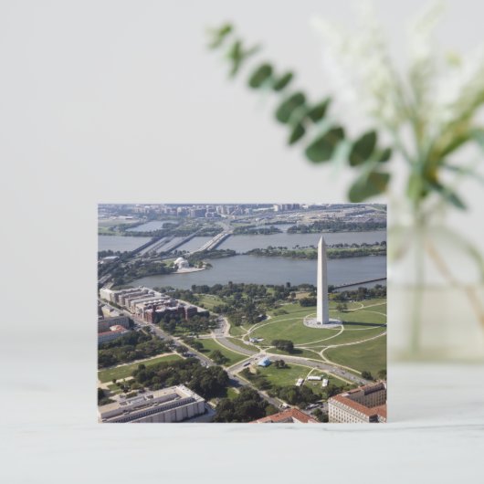 Uitzicht van het Washington Monument Briefkaart (Staand voorkant)