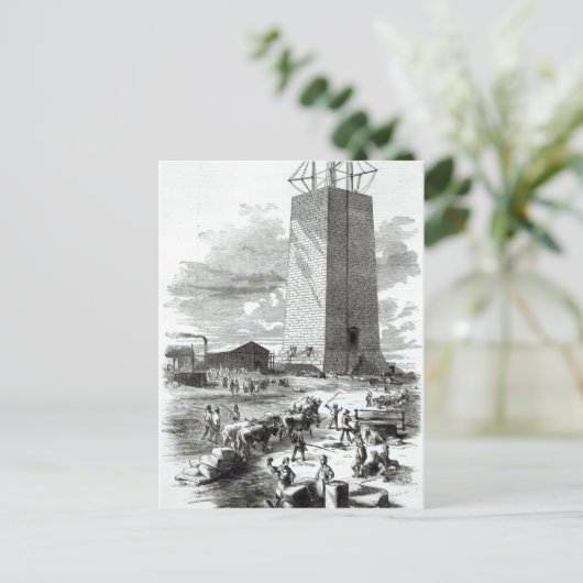 Uitzicht van het Washington Monument Briefkaart (Staand voorkant)