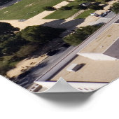 Uitzicht van het Washington Monument Poster (Hoek)