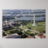 Uitzicht van het Washington Monument Poster (Voorkant)