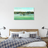 Uitzicht van het Water FrontSan Diego, CA Canvas Afdruk (Insitu (Slaapkamer))