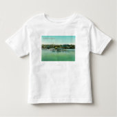 Uitzicht van het Water FrontSan Diego, CA Kinder Shirts (Voorkant)