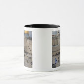 Uitzicht van het Westerne Wall Plaza, laat in de n Mok (Midden)