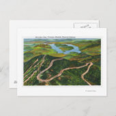 Uitzicht van het Whiteface Mt Memorial Hwy Briefkaart (Voorkant / Achterkant)