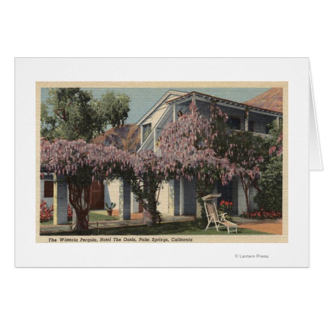 Uitzicht van het Wisteria Pergola, Oasis Hotel (Voorkant Horizontaal)