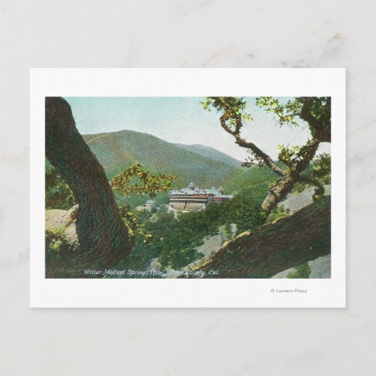 Uitzicht van het Witter Medical Springs Hotel Briefkaart (Voorkant)