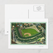 Uitzicht van het Wrigley-veld # 2Chicago, IL Briefkaart (Voorkant / Achterkant)