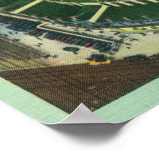 Uitzicht van het Wrigley-veld # 2Chicago, IL Poster (Hoek)