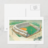 Uitzicht van het Wrigley-veld # 3Chicago, IL Briefkaart (Voorkant / Achterkant)