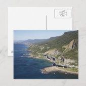 Uitzicht van het Zee Cliff Bridge bij Wollongong,  Briefkaart (Voorkant / Achterkant)