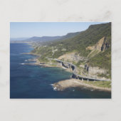 Uitzicht van het Zee Cliff Bridge bij Wollongong,  Briefkaart (Voorkant)