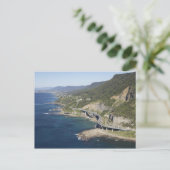Uitzicht van het Zee Cliff Bridge bij Wollongong,  Briefkaart (Staand voorkant)