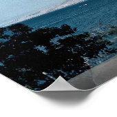 Uitzicht van het Zee Galilee van de zuidkust van I Poster (Hoek)