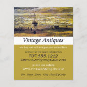 Uitzicht van het Zee in Scheveningen, Antiek winke Flyer (Voorkant)