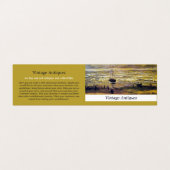 Uitzicht van het Zee te Scheveningen, Antiek hande Visitekaartje (Buitenkant ongevouwen)