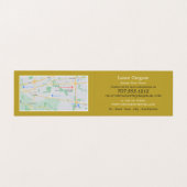 Uitzicht van het Zee te Scheveningen, Antiek hande Visitekaartje (Binnenkant ongevouwen)