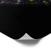 Uitzicht van het zonnestelsel poster (Hoek)