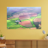 Uitzicht van het zuidelijk deel van Engeland gepla Canvas Afdruk (Insitu (Woonkamer))