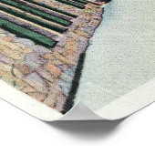 Uitzicht van het zuidelijke platform in de winter poster (Hoek)