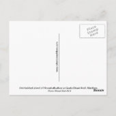 Uitzicht van Hevaahulhudhoo Island Briefkaart (Achterkant)