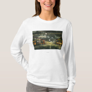Uitzicht van Hewitt Avenue te Night T-shirt