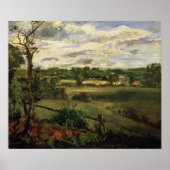 Uitzicht van Highgate van Hampstead Heath, c.1834 Poster (Voorkant)