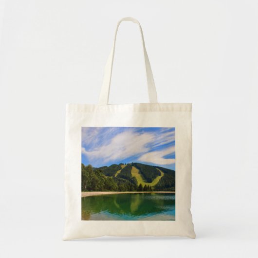Uitzicht van Hirschenkogelin Sommer Tote Bag (Voorkant)