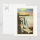 Uitzicht van Hoefijzer Herfsten van geiteneiland Briefkaart (Voorkant / Achterkant)