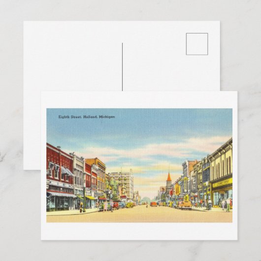 Uitzicht van Holland, Michigan, Briefkaart (Voorkant / Achterkant)