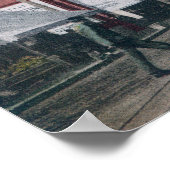 Uitzicht van Holly Street Bellingham, WA Poster (Hoek)