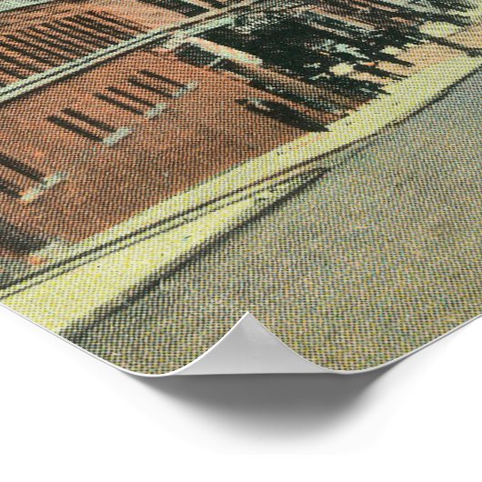 Uitzicht van Holly Street YMCABellingham, WA Poster (Hoek)