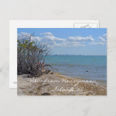 Uitzicht van Honeymoon Island Briefkaart (Voorkant / Achterkant)