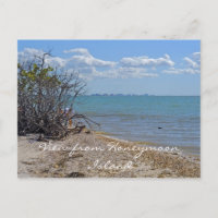 Uitzicht van Honeymoon Island