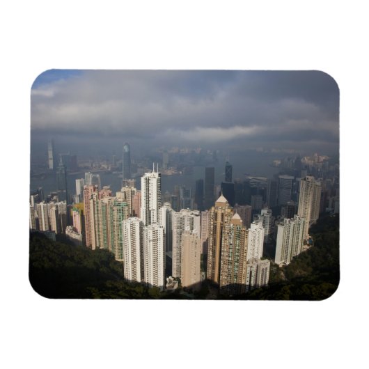 Uitzicht van Hong Kong uit de Peak Magneet (Horizontaal)