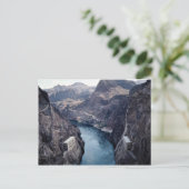 Uitzicht van Hoover Dam, Nevada/Arizona, Verenigde Briefkaart (Staand voorkant)