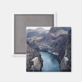Uitzicht van Hoover Dam, Nevada/Arizona, Verenigde Magneet (Voorkant / Achterkant)