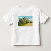 Uitzicht van Hoover's Home, Stanford U Campus Kinder Shirts (Voorkant)