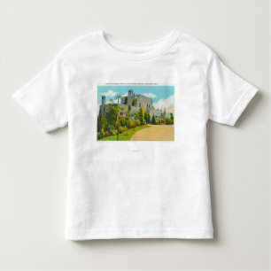 Uitzicht van Hoover's Home, Stanford U Campus Kinder Shirts