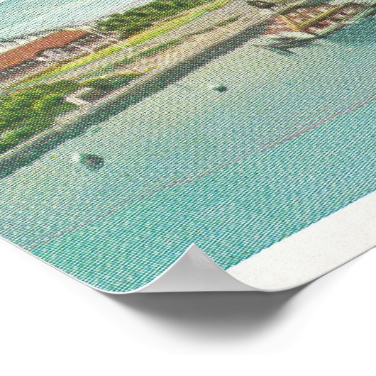 Uitzicht van Hotel del Coronado Poster (Hoek)