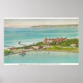 Uitzicht van Hotel del Coronado Poster (Voorkant)