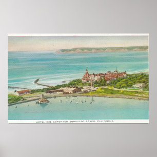 Uitzicht van Hotel del Coronado Poster